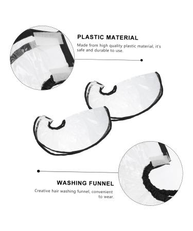 Mipcase 6 Pcs Shampoo Funnel Salon Home Hair Care Tools Fastening Dye Hair Care Product or Baking Oil Elder 57x25cmx3pcs Assorted Colorx3pcs - Buy Online on GoSupps.com