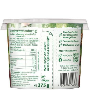 Buy Kluth Trail Mix Without Raisins 275g - Healthy Snack for International Shipping - Buy Online on GoSupps.com