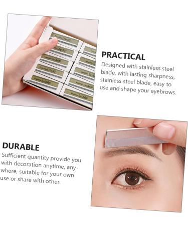 Buy Housoutil 100pcs Eyebrow Trimming Blades - Perfect Eyebrow Trimmers & Razors for Flawless Shaping | International Shipping Available - Buy Online on GoSupps.com
