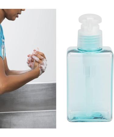 Buy Transparent Blue Pump Bottle - Ideal for Family Friends Travel & Vacation | Fast International Shipping - Buy Online on GoSupps.com