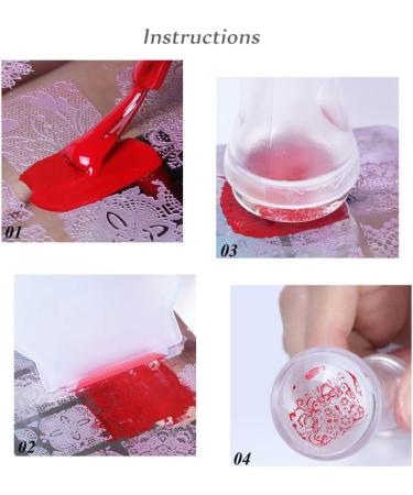 nail printing template Nail Printing Tool Nail Polish Pattern Making Aids Nails Seal Mold Nail Stamp Plate Purple - Buy Online on GoSupps.com