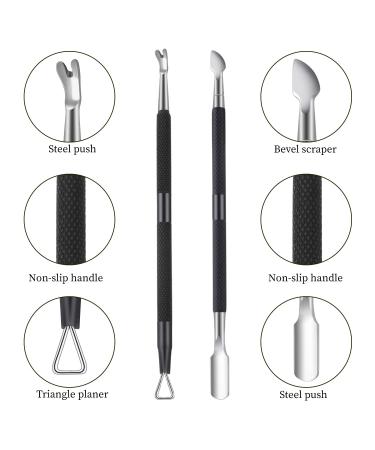 4 in 1 Adjustable Acrylic Nail Clipper for Acrylic Nails - Stainless Steel Trimmer for Salon & Home Nail Art - Black - Buy Online on GoSupps.com