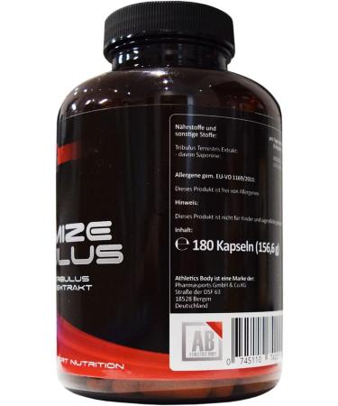 Tribulus Maximize - Premium 4500mg Daily Dose - 180 Capsules of Pure 10:1 Tribulus Terrestris Extract - 95% Saponins - Vegan - International Shipping - Buy Online on GoSupps.com