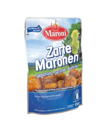 Cooked chestnuts - sweet chestnuts (unsweetened pack of 3) Unsweetened 150 g (pack of 3)