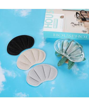 SUMEIKE Self-Adhesive Heel Grips - 2 Pairs Shoe Inserts for Shoes Too Big | Anti-Blister Shoe Liners & Heel Protectors - Beige - Buy Online on GoSupps.com