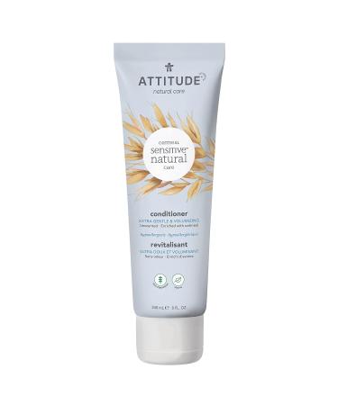 ATTITUDE Sensitive Skin Hair Conditioner - Gentle, Volumizing, Hypoallergenic, Vegan, Unscented - 8 fl oz Pack with Avocado Oil - Soothing Oatmeal Formula - Buy Online on GoSupps.com