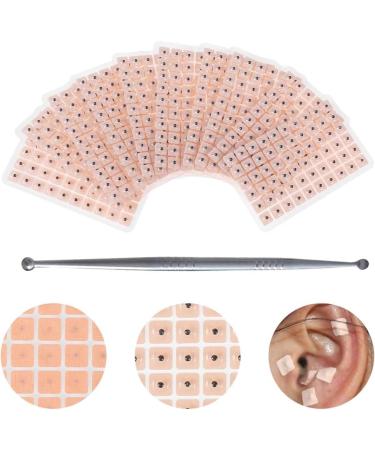 Ohr seed acupuncture ear massage sticker acupuncture sticks 600 pieces acupuncture ear seeds ear seed sticker trailer-driven-ear seeds ear seeds pavement acupresser pen ear cleaner made of stainless steel