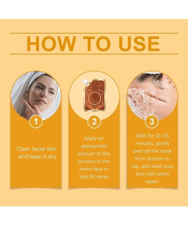 2024 New Anti-Blemish Anti-Aging Anti-Wrinkle Tear-Off Mask Juelreou Mask Beautykomi Sleep Facial Mask Anti-Aging Gold Face Mask Peel Off Facial Mask (brown 3PC) - Buy Online on GoSupps.com