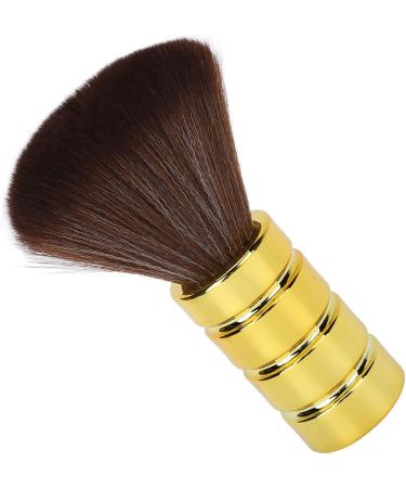 Barber Neck Duster Brush Soft Gentle Electroplating Process Professional Neck Cleaning Brush Salon Hairdressing Neck Brush Neck Duster Brush for Hairdressers (Gold) - Buy Online on GoSupps.com