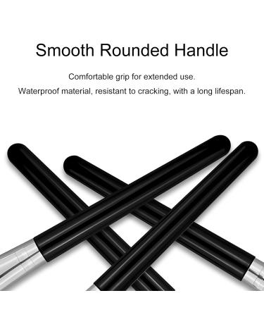 Buy Silicone Face Mask Brush Applicator Set - 4 Pcs Black for Mud Clay Masks & DIY | Ideal for Body Lotion & BB CC Cream - Buy Online on GoSupps.com