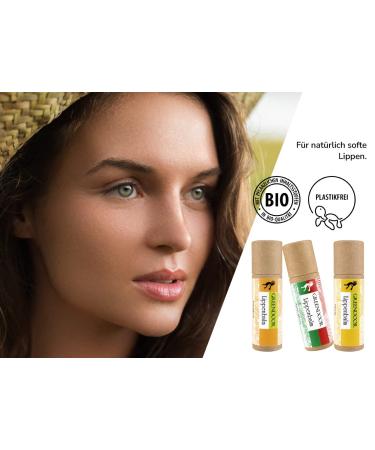 Greenendoor Lip Care Set | Classic Apple Mint & Sea Buckthorn Balms | Save on Natural Organic Jojoba Lip Care | Eco-Friendly & Plastic-Free - Buy Online on GoSupps.com