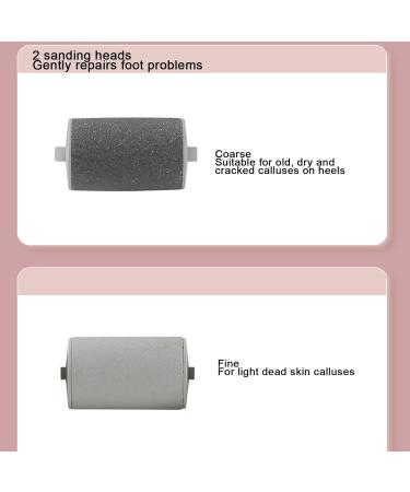 Electric Foot File USB Rechargeable Portable Watertight USB Foot File Pedicure Tool Callus Removal Tool with 3 Roller Type Exfoliation for Home Outdoors (#2) - Buy Online on GoSupps.com