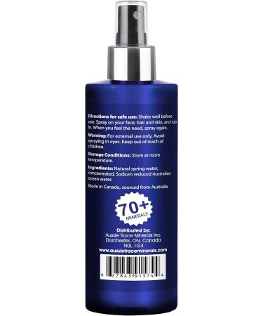 Aussie Trace Minerals Magnesium & Trace Mineral Spray 120 ML - Natural Mineral Supplement - Buy Online on GoSupps.com