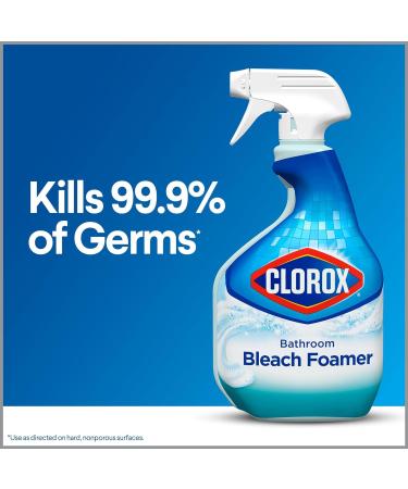 Powerful Bathroom Cleaner Spray - Towel + 2 Disinfecting Bleach Foamers 30oz | Stain Remover for Shower Tub Tile Toilet - International Shipping Available - Buy Online on GoSupps.com
