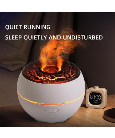 Essential Oil Diffuser - Black 360ml Flame Aromatherapy Diffuser for Home & Bedroom | International Shipping - Buy Online on GoSupps.com