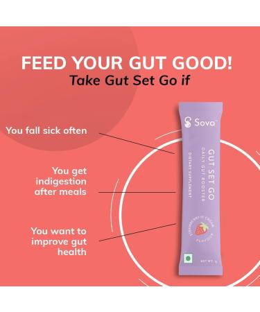 SS Gut Health Probiotics for Gut Microbiome Balance Better Immunity Digestion & Nutrition Absorption | No Added Sugar | 15 Vegan Sachets For Men and Women - Buy Online on GoSupps.com