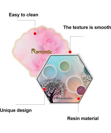 Buy 2-in-1 Nail Art Palette & Mixing Shell | Nail-Tech Accessories for Pigment & Polish | International Shipping Available - Buy Online on GoSupps.com