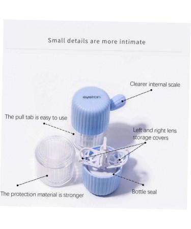 Case Cover Manual Contact Lens Storage Washer & Cleaner | Eye Care Holder Container - Shop Internationally - Buy Online on GoSupps.com