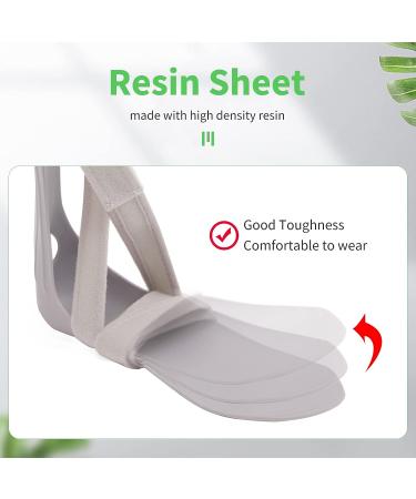 Comfortable AFO Foot Drop Brace Splint M-Right for Stroke Hemiplegia - Ideal for Walking and Sleeping with Shoes - Buy Online on GoSupps.com