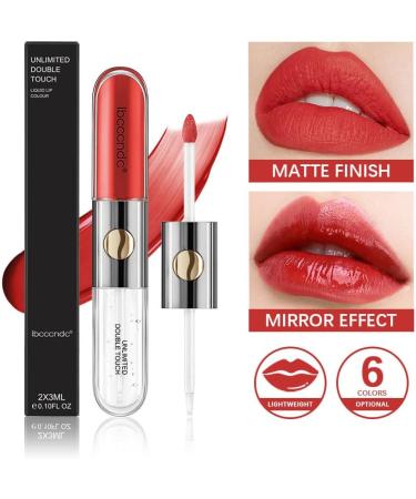 Zalati Lip Gloss 6ml Lip Glow Oil with 2in1 Dual Colors Tips Longlasting nourishment for lip care - Buy Online on GoSupps.com