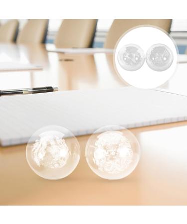 Iplusmile Crystal Baoding Balls - 2 Piece Chinese Hand Massage Exercise Set | Obsidian Rolling Balls for Healthy Wellness - Buy Online on GoSupps.com
