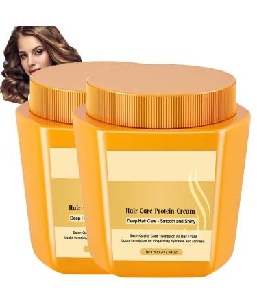 XINRAN Amino Acid Moisturizing Repair Hair Care Conditioner Birds Nest Amino Acid Hair Care Deep Nourishing Repair Mask for Dry Curly or Smooth Thin Fine Hair 2 Pack