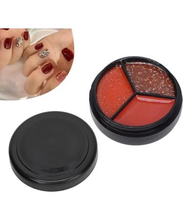 Nail Gel Polish Cream Gel Polish Cream Fashionable Portable Practicality Gel Polish for Nail School for Women for Nail Salon (#1 Camellia Fine Sparkle - Black Plum Jam) - Buy Online on GoSupps.com