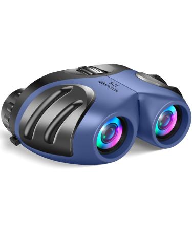 LET'S GO! Binocular for Kids, Compact High Resolution Shockproof Binoculars Navy blue