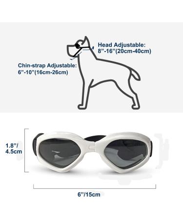 LECONPET Small Dog Sunglasses - Waterproof, Windproof, UV Protection - Dog Decorative Sunglasses for Puppy Cat (Black) - Buy Online on GoSupps.com