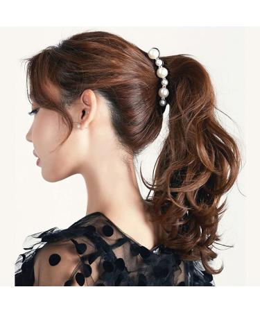 Elegant Pearl Hair Clips - 6-Piece Set of Stylish Hairpins for Women | Perfect for Parties & Fashion - Buy Online on GoSupps.com