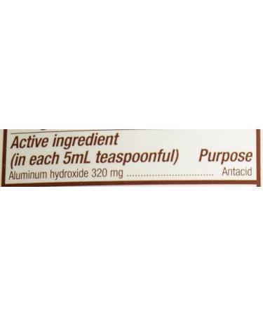 Aluminum Hydro Gel USP 320mg/5mL 946mL - Pack of 2 Bottles - Generic for Amphojel - Fast-Acting Relief - Buy Online on GoSupps.com