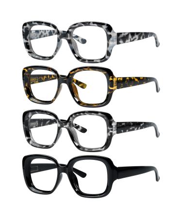 Eyekepper 4- Pack Newish Reading Glasses for Women Readers +3.00 4pcs-mix 3.0 x