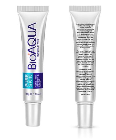 BIOAQUA Face Skin Care Acne Anti-Wrinkle Removal Cream Spots Scar Blemish Marks 30g 1.05 Ounce (Pack of 1) - Buy Online on GoSupps.com