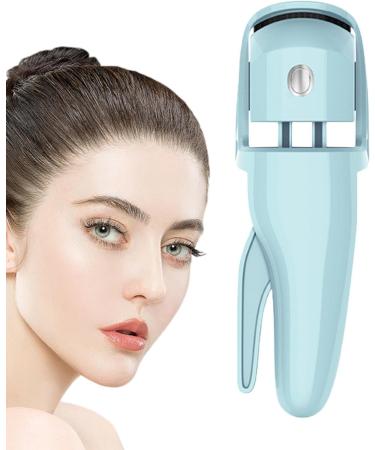 Guvbkfaw Eyelash Curler Heat Rechargeable Eye Curler for Lashes - Rechargeable Ergonomic Eyelashes Curler Eye Lash Makeup for Naturally Curling and Ironing Eyelash Blue - Buy Online on GoSupps.com