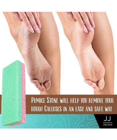 JoyJour Foot Pumice Stone Set - Callus Remover & Scrubber (2 Pack) - Buy Online on GoSupps.com