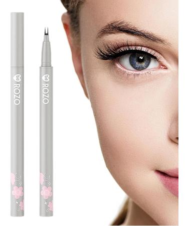 Lower Eyelash Eyeliner Liquid Eye Liner | With Ultra-Fine Tip Eyeliner Liquid Liner Double Eyelid Waterproof For Natural Looking Eyelashes X602# Cool Brown - Buy Online on GoSupps.com