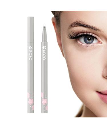 Double Tip Lower Lash Eyeliner - Eyeliner Liquid Liner For Lower Eyelashes | Waterproof Eyeliner Liquid Liner With Ultra-Fine Tip For Natural Looking Eyelashes X602# Cool Brown