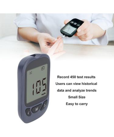 Blood Glucose Meter Test Kit - 50 Strips + 50 Lancets - High Precision & Automatic Identification - Large Screen - Diabetic Test Set - Buy Online on GoSupps.com