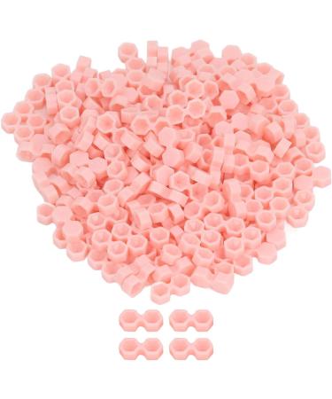 200PC Diamond-Shaped Eyelash Extension Adhesive Cups - Disposable Pink Holders for Professionals | Premium Quality & International Shipping - Buy Online on GoSupps.com