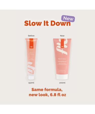 Fler Slow It Down - Slows Hair Regrowth Body Lotion Moisturizer Fast-Absorbing Post Shaving Cream for Irritated Skin Soothing Vegan Paraben & Sulfate Free 200 ml / 6.8 fl oz Made in Italy - Buy Online on GoSupps.com