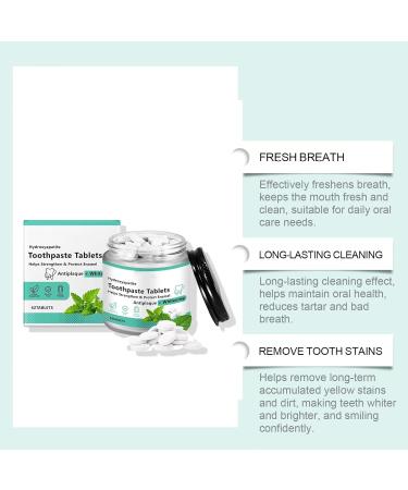 Chewable Toothpaste Tablets Whitening Toothpaste Helps Maintain Healthy Gums Strengthens & Whitens Teeth Fresh Breath - Buy Online on GoSupps.com