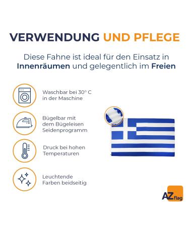 Buy High-Quality Greece Flag 150x90cm - Unique Greek Flag by AZ FLAG - International Shipping Available - Buy Online on GoSupps.com