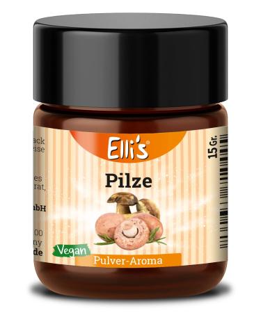 Ellis Flavors Mushrooms POWDER Food Flavoring | Vegan and low calorie | for food and beverages such as baking and cooking | 10 g