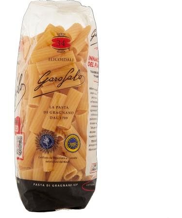  Italian Gourmet E.R. Garofalo Elicoidali N. 34 Pack of 10 Neapolitan durum wheat semolina packets with 500g of IGP pasta + 400g Italian Gourmet Polpa - Buy Online on GoSupps.com