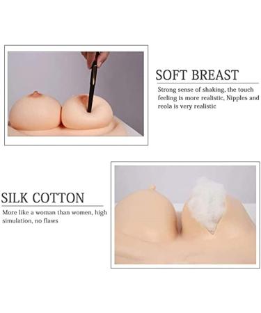 Knobco Round Collar Silicone Breast Forms - Cotton Filler Enhancers for Mastectomy Cosplay & Special Events (Brown Skin Size J 2035g) - Buy Online on GoSupps.com