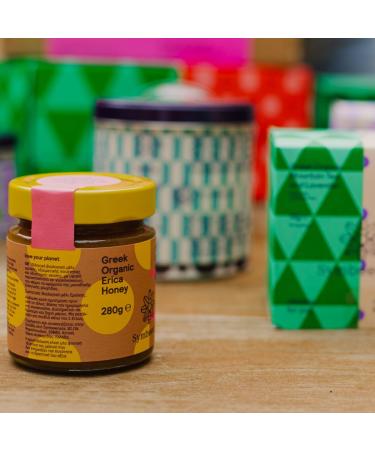 Symbeeosis Organic Greek Premium Erica Honey - 100% Pure Honey with High Pollen Content - High Nutritional Value Creamy Texture Sweet and Spicy Flavor - Buy Online on GoSupps.com