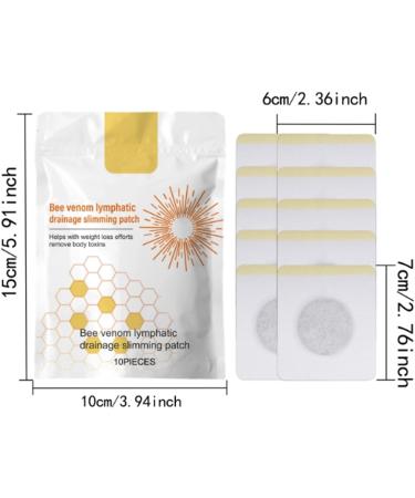 Bee Venom Weight Loss Patch | Lymphatic Drainage & Slimming Plaster | Shop Now - Buy Online on GoSupps.com