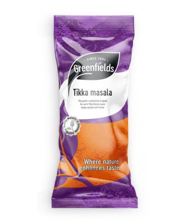 SINCE 1982 . GREENFIELDS Greenfields Tikka Masala Ground Spice Mix 75g