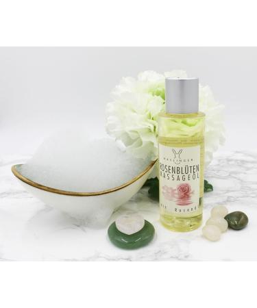 Rose Flowers Massage Oil 100ml - Soothing Aromatherapy for Relaxation & Wellness | International Shipping Available - Buy Online on GoSupps.com