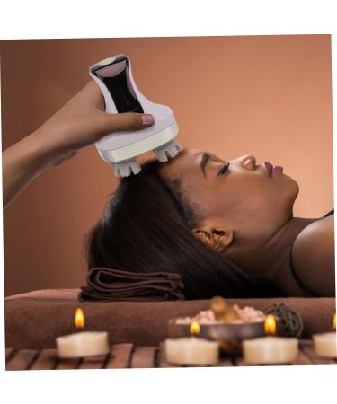 Buy BUIFULSIC Waterproof Portable Head Massager & Scalp Washer - White Cat Design - Best Scalp Massage Brush for Relaxation | International Shipping Available - Buy Online on GoSupps.com